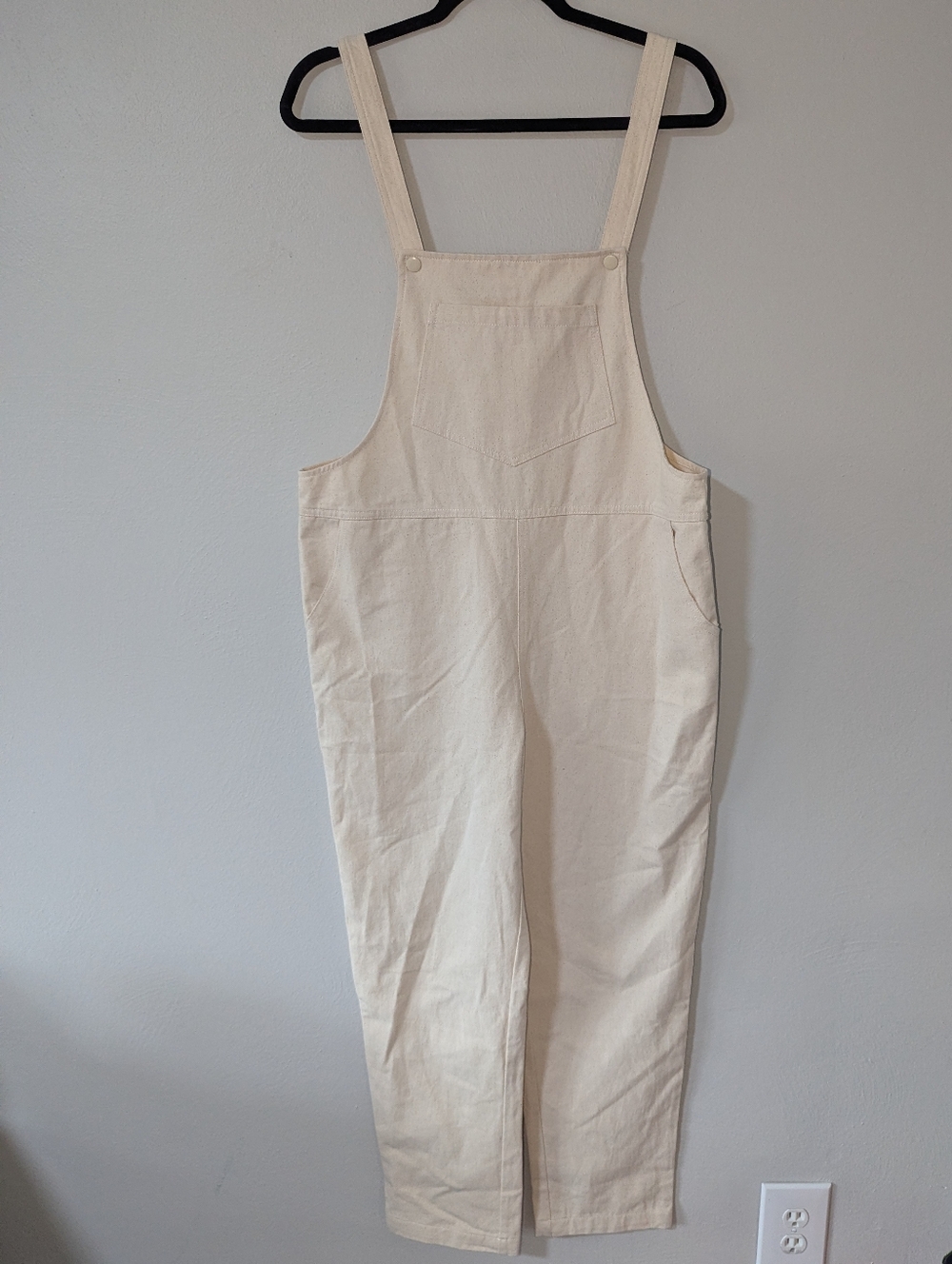 M FRNCH Paris Cream Cotton Overalls